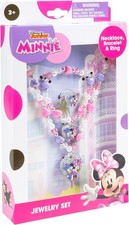 LUV HER Disney Minnie Girls Jewelry Set - Dress up Toy 3 Piece