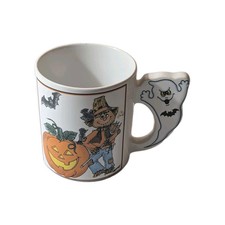 Halloween Theme Coffee Cup with Ghost Handle