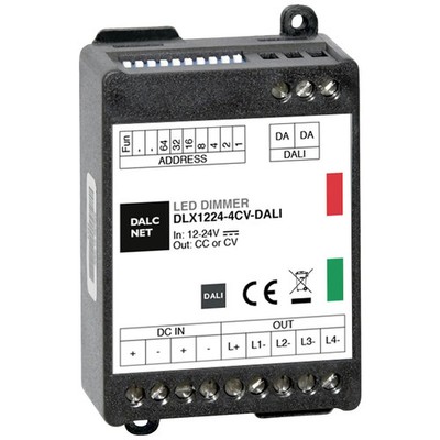 Dalcnet Dimmer Steuergerät Lichtregler DALI Innenbereich 4 Ausgänge 12V 24V