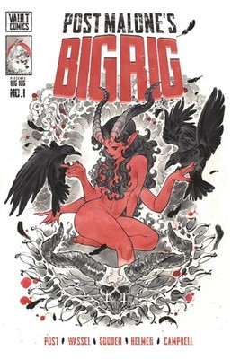 Post Malone's Big Rig #1 Variant Cover by Peach Momoko