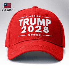 Trump 2028 Embroidered Baseball Cap MAGA Hat Make America Great Again USA