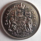 1970 CANADA 50 CENTS - AU/UNC - PROOF LIKE Excellent Coin - Lot #A20