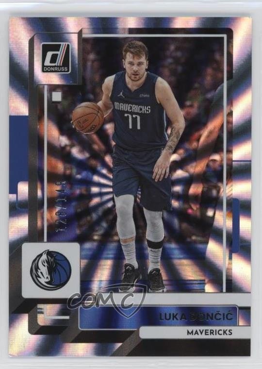 2022-23 Panini Donruss Holo Laser 128/149 Luka Doncic Luka Dončić #143 hs9