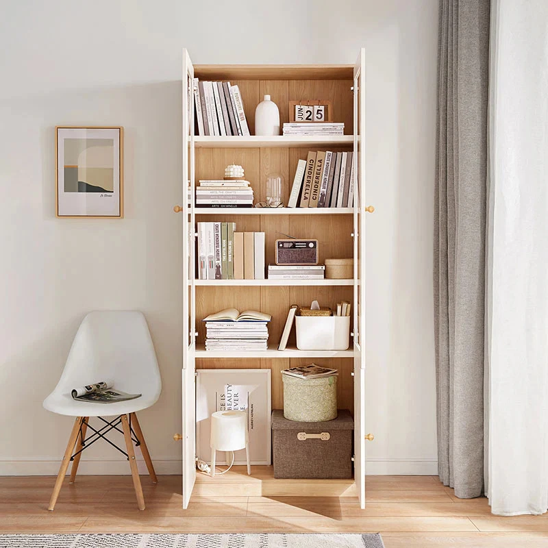 Jacqueline Storage Bookcase with Transparent Doors/Showcase/Display Cabinet - image 3 of 4