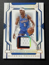 2023 National Treasures Shai Gilgeous-Alexander Material PRIME PATCH /5 Thunder