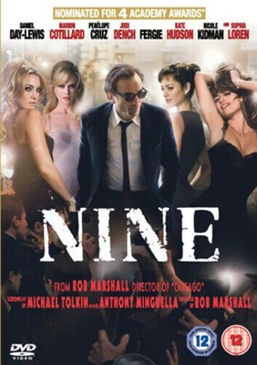 Nine (2010) Daniel DayLewis Marshall NEW DVD Region 2 - English