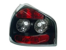 Designrückleuchten Set Für Audi A3 Klarglas/Schwarz 1996-2000