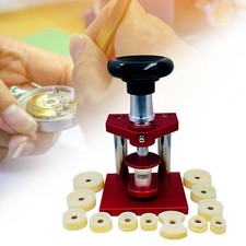 Watch Press Tool Efficient with 12 Dies Wristwatch Repair Tool Capper Back