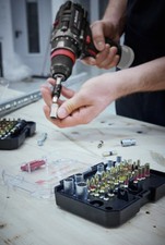 Set Wireless Electric Drill PBSPA 12 D4 + Battery 2.5 Ah + Charger + Accessories