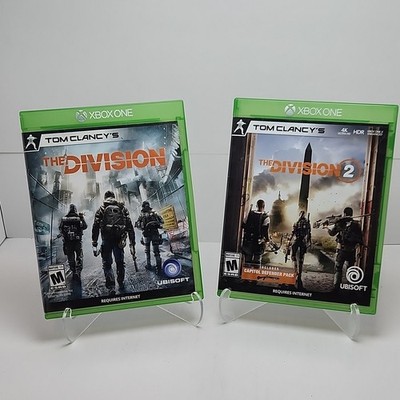 Tom Clancy's The Division & The Division 2 Xbox One Lot Bundle Tested Working