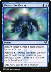 Depart the Realm [Kaldheim 53/285] Common Instant