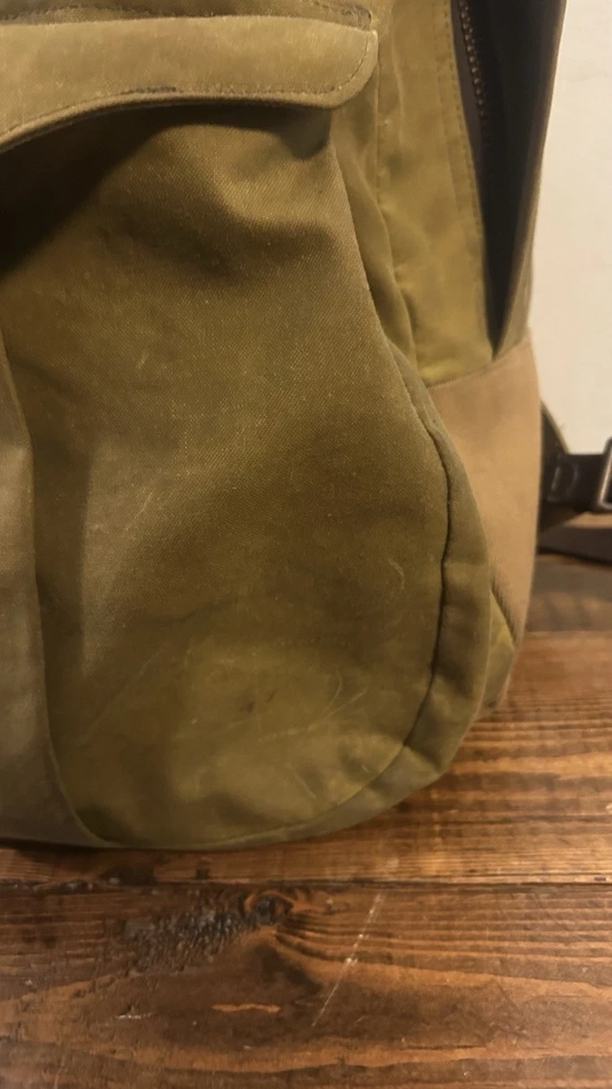 Filson Journeyman in Tan Freshly Waxed