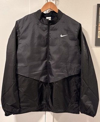 Nike Therma-FIT Down Repel Full-Zip Golf Black Jacket FQ0443 010 Men s L NWT