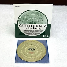 RARE! Vtg 1982 GBCT Guild Kelly 16mm Imperial Depth Field Disc Calculator Kodak