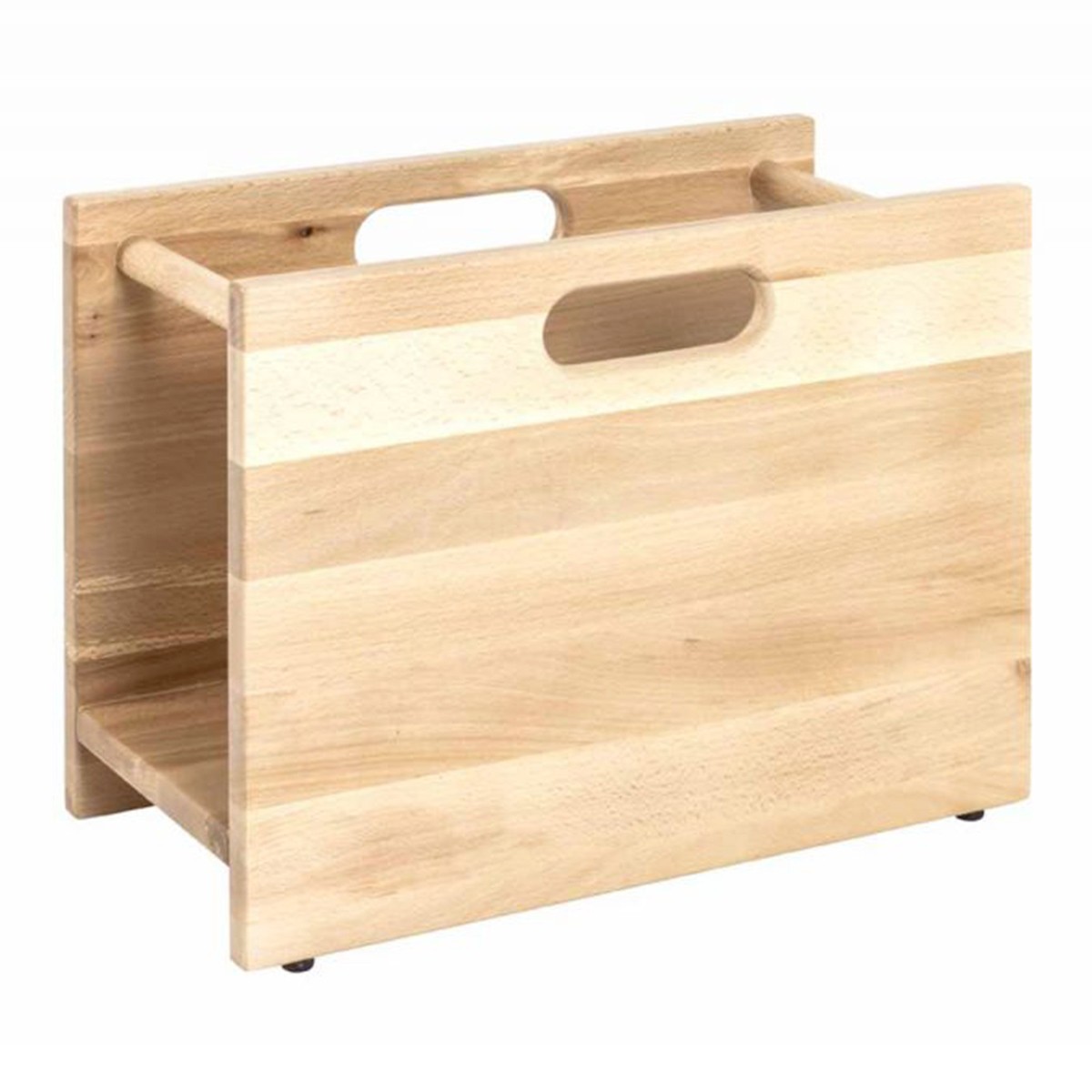 Porte Revues en Bois 40cm Hêtre : Fini les Journaux qui Traînent sur la Table