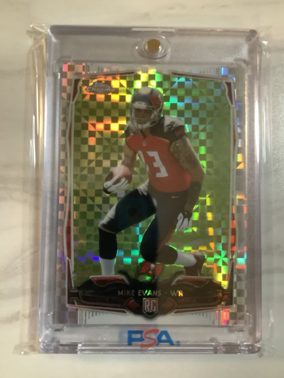 2014 Topps Chrome - Mike Evans #185 X-Fractor (RC)