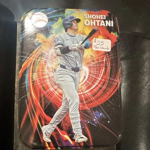 Topps Shohei Ohtani Baseball Card Tin Lot - 30 Sports Trading Cards