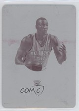 2012-13 Panini National Treasures Printing Plate Magenta 1/1 Serge Ibaka #4 p8y