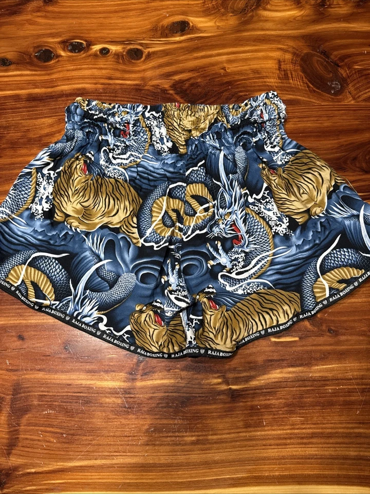 Pantalones Cortos Raja Boxing Kickboxing 100% Satén Talla L Boxeo Lucha TT1 Foto 4 de 4