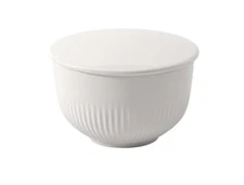 Villeroy & Boch Afina Sugar Bowl and Lid Porcelain MachineSafe 3.5x2.25" White