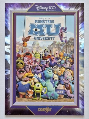 2023 Kakawow Cosmos Disney 100 Pixar Poster Card #CDQ-HB-35 Monsters U 153/288