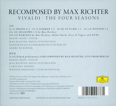 RECOMPOSED BY MAX RICHTER: VIVALDI, THE FOUR SEASONS [DELUXE EDITION] [DIGIPAK]