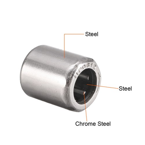 3pcs HF081412 Needle Roller Bearings One-Way Clutch - 8mm Bore, 14mm OD, 12mm Width