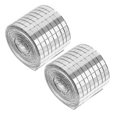 3920 Pcs Mirror Mosaic Tiles Peel and Stick DIY Craft Squares Disco Ball