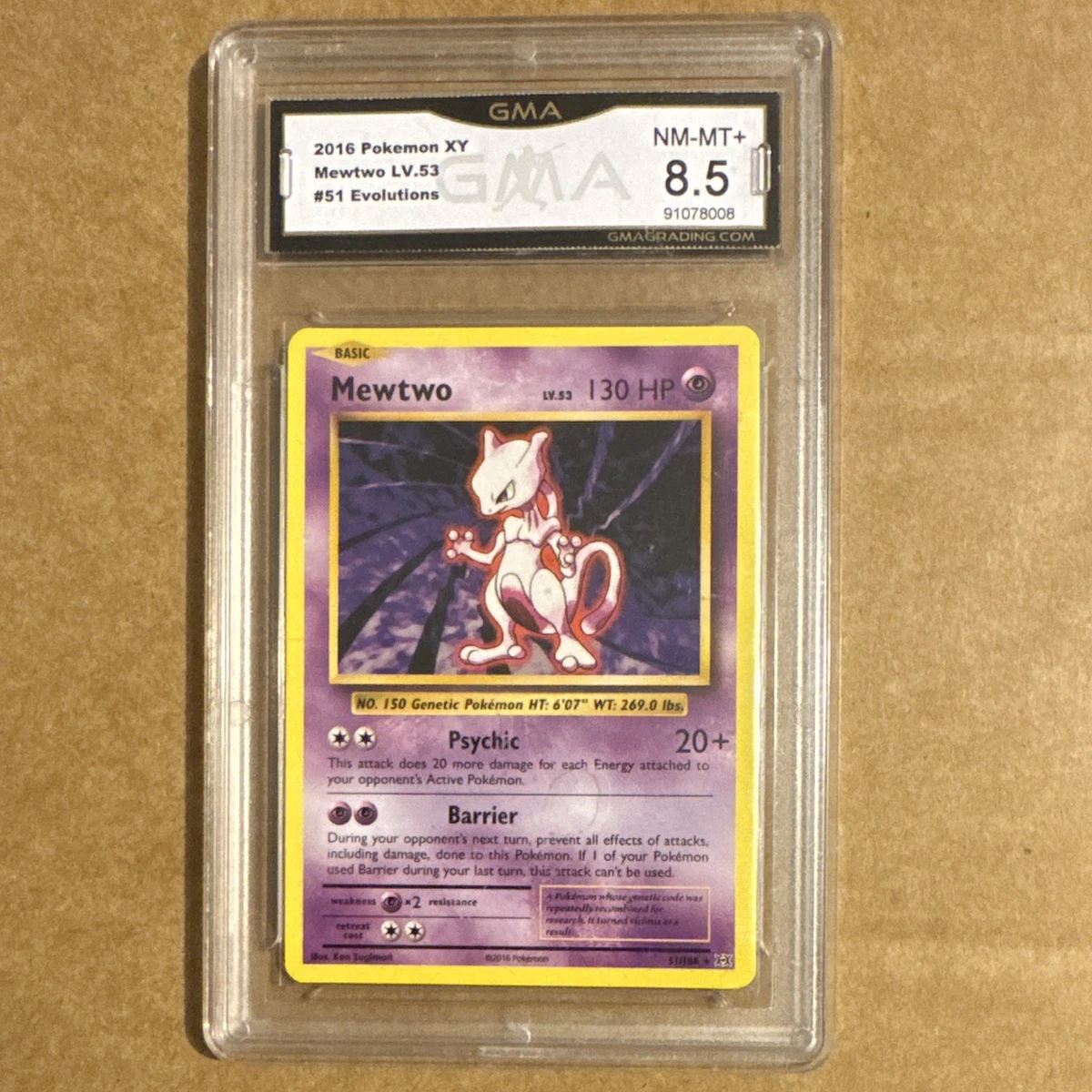 how much is a mewtwo pokemon card worth Pokémon TCG 8.5 Graded Mewtwo Individual Collectible Card Game Cards for  sale