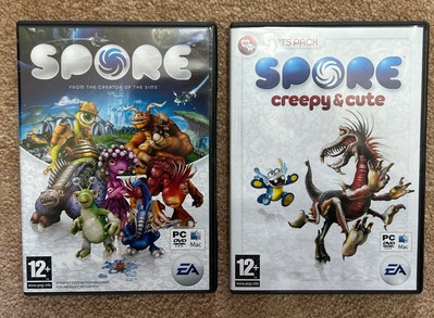 Spore (PC: Mac und Windows/ Windows, 2008) PLUS Creepy & Cute Parts Pack Bundle