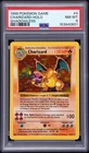 1999 POKEMON BASE SET SHADOWLESS #4 CHARIZARD-HOLO PSA 8