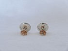 Tiffany & Co. Vintage Sterling Silver 14K Yellow Gold Sapphire Disc Earrings — photo 3