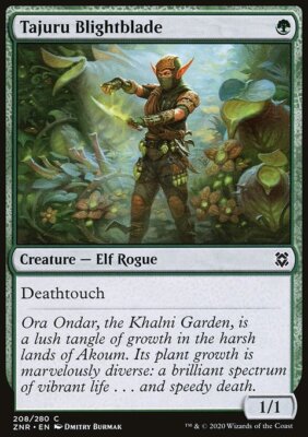 MTG Magic the Gathering Tajuru Blightblade (208/457) Zendikar Rising LP