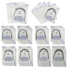 100PCS Orthodontic Niti Arch Wire Natural Ovoid Form Arches Round Rectangular
