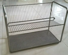 IKEA  Kitchen Dish Storage Shelf Racks Holder  Plate Drying STAINLESS STEEL 