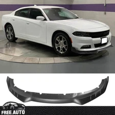 Fit 15-23 Dodge Charger Pursuit Enforcer Base SXT Front Bumper Lip Matte Black
