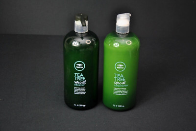 Set of 2 Tea Tree Special Tingle Shampoo and Conditioner 1 L Liter Paul Mitchell
