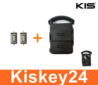 Ersatz Schlüssel Gehäuse für OPEL CORSA C + MERIVA A + TIGRA B + 2x NEU TASTER