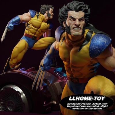 Wolverine vs Sentinel Resin 1:6 Model Kit Unpainted 3d Print GK Statue Figure