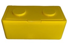 Vintage Chubs Baby Wipes Container Empty Stacking Block Yellow