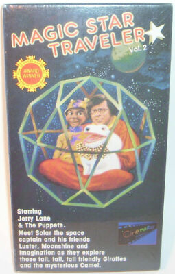 MAGIC STAR TRAVELER ( VHS ) Jerry Lane Puppets NEW Vol. 2 Solar