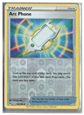 Pokemon Swsh11: Lost Origin Arc Phone 152/196 Reverse Holo