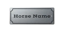 Custom Engraved Equestrian TACK TRUNK Name Plate - FREE SHIPPING
