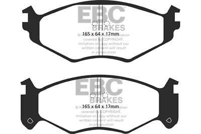 EBC Brakes DP41250R Yellowstuff Street And Track Brake Pads