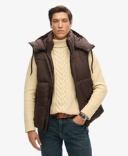 Superdry Mens Touchline Short Padded Gilet