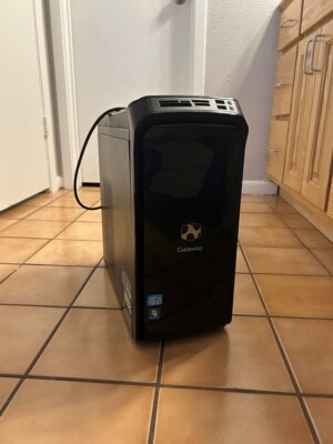 computer desktop pc used. It may be working, you need to reinstall the ...