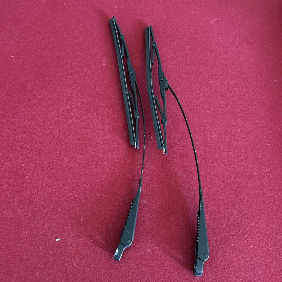 Brazos y escobillas limpiaparabrisas derecha e izquierda originales Porsche 911 930 1974-1989 OEM Foto 2 de 3