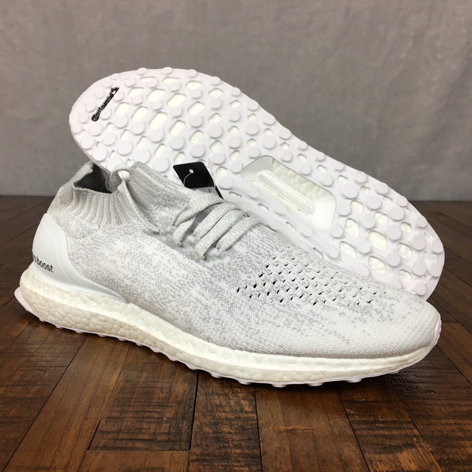 Adidas UltraBOOST Uncaged Running Shoes Sneakers All White BY2549 Mens Size 10.5 Adidas UltraBOOST Uncaged Running Shoes Sneakers All White BY2549 Mens Size 10.5
