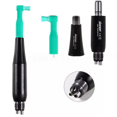 Dental Hygiene Prophy Handpiece Air Motor 4 Holes 4:1 Straight Nose Cone Mini MX