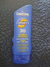 Coppertone SPORT SPF 30 Sunscreen Lotion, Sport Sunscreen, Water Resistant